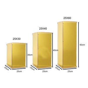 Portacandele in Acrilico Alto 70cm, Supporto per Vaso di Fiori - Product Image 4