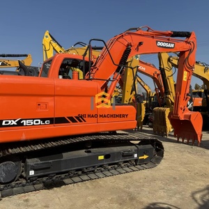 Envío Gratis, Excavadora de Cadenas Usada Doosan DX150LC Japonesa de 15 Toneladas, Importada, Popular y Duradera, con Motor y Caja de Cambios para Uso Municipal - Product Image 1