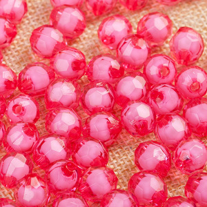Acrylic Angle <b>Beads</b> 6mm Loose <b>Beads</b> For Jewelry Making Bulk Pack - Product Image 1
