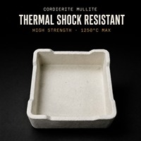 Saggar réfractaire en céramique de mullite-cordierite pour la cuisson en four