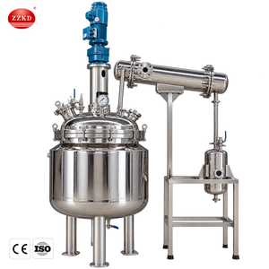 Réacteur chimique en acier inoxydable de 5L à 200L, cuve de mélange, réacteur chauffant - Product Image 1
