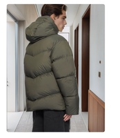 Doudoune personnalisée chaude en plumes véritable de haute qualité de luxe bulle bouffante veste unisexe hommes manteau en duvet hommes vêtements hiver 2024
