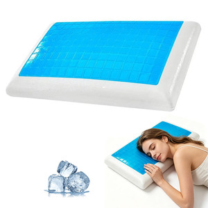 <span class=keywords><strong>Almohada</strong></span> Cervical de Espuma Viscoelástica con Gel Refrigerante, Enrollable, Lavable, Saludable, con Certificación BSCI y OEKO-TEX, OEM ODM - Product Image 1
