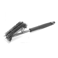 Brosse de nettoyage pour barbecue, petit accessoire 2 en 1 au Design professionnel, multi-usage, nouveauté