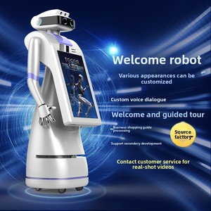 Robot Inteligente de Recepción, Guía, Bienvenida, Servicio, Asistente de Compras, Navegación, Conversación por Voz, Uso Comercial - Product Image 1
