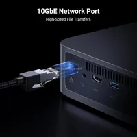 UGREEN NASync DXP480T Plus 8G NAS SSD tout flash à 4 baies, processeur Intel I5 1235U 10 cœurs, 8 Go de RAM DDR5, 128 Go de SSD, USB 32 To en stock