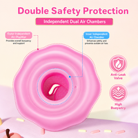 Bouée de natation et siège gonflable Swimbobo pour bébés et tout-petits, en PVC écologique, flotteur rond pour piscine