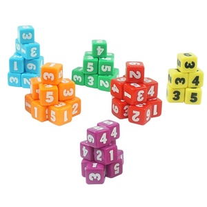 Chuyên Nghiệp Tùy Chỉnh Đầy Màu Sắc Acrylic 16Mm Trò Chơi Xúc Xắc Đặt Khắc In Ấn Tùy Chỉnh Nội Dung Giáo Dục Học Tập Xúc Xắc - Product Image 3