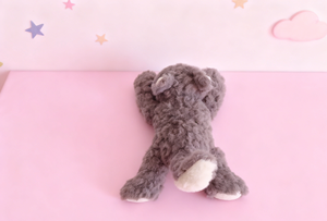 Yumuşak peluş yalan köpek oyuncak kabarık gri kürk ve sevimli disket kulaklar ile çocuklar için günlük arkadaşı ve rahat ev dekor - Product Image 2