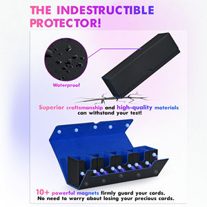 JUZI-Boîte de rangement moderne 5 en 1 avec plateau à dés et couvercle pour tapis de jeu <span class=keywords><strong>MTG</strong></span> Yugioh Sports Card - Product Image 3
