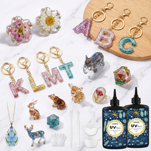 Kit de résine UV personnalisé à marque privée 500g - Résine UV durcissable en gros pour la production de bijoux sur mesure - Type dur MSDS - Product Image 6