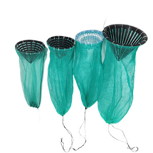 Sac de pêche pliable en filet de polyéthylène, filets de capture pour poissons, crabes, crevettes, plongée, ramassage de coquillages, design pliable - Product Image 5