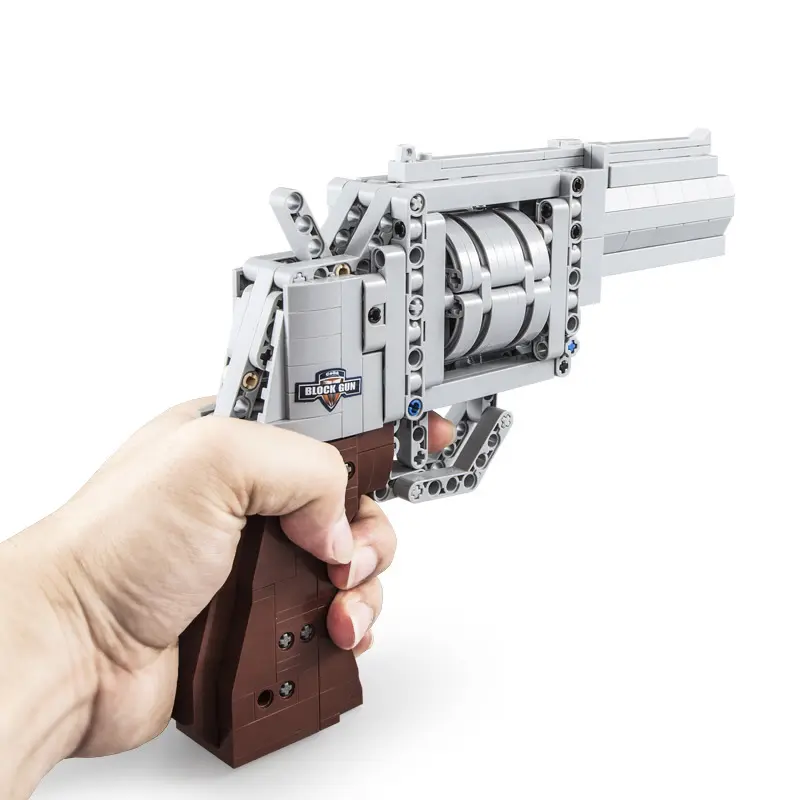 CADAデザートイーグル/リボルバー/M1911ピストルモデルビルディングブロックガンレンガシミュレーションSWATミリタリーウェポンおもちゃ愛好家/男の子ギフト