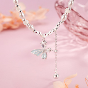 Collares de Plata 925 al por Mayor para Mujer – Conjunto de 5 Cadenas Delgadas Ajustables – Regalo para Joyerías - Product Image 1