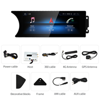 Système d'intelligence automobile STWEI 8,8 pouces 8 cœurs Android 14 pour Mercedes Benz Classe C W204 de 11 à 13 ans NTG4.5, système multimédia automobile