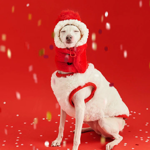 Chaquetas de invierno <span class=keywords><strong>para</strong></span> <span class=keywords><strong>perros</strong></span> Ropa <span class=keywords><strong>para</strong></span> mascotas Año Nuevo Dachshund Chihuahua Cute Fleece <span class=keywords><strong>Perros</strong></span> pequeños Sherpa Coat - Product Image 6