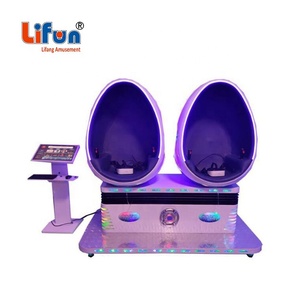Nhà máy trực tiếp Chất lượng cao 9D hình quả trứng VR trò chơi máy chuyển động chơi Trạm điện ảnh VR giả lập trong nhà sân bay trong nhà - Product Image 3