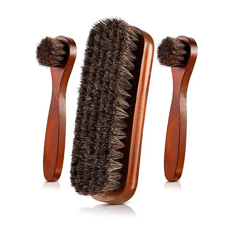 Groothandel Hot Koop 100% Paardenhaar Haren Paardenhaar Schoen Borstel Borstel Schoenen Boot Polish Brush