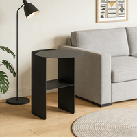 Table de chevet en métal d'inspiration luxueuse, en acier inoxydable, moderne et minimaliste, table d'appoint pour canapé, salon, chambre à coucher, étagère d'angle de rangement