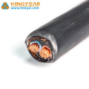 Kingyear nxy สายเคเบิลแบบแบนมีฉนวนยาง EVA เอทิลีนไวนิลอะซิเตทฉนวนกันความร้อนใต้ดิน XLPE พีวีซีเคลือบ25-185MM2 - Product Image 4