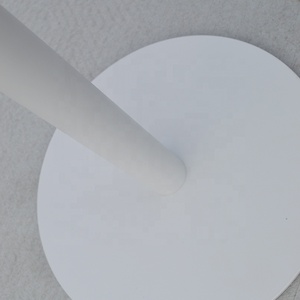 Modern Minimalist <b>White</b> Restaurant Coffee Shop Outdoor Aluminum Round Coffee <b>Table</b> - Product Image 4