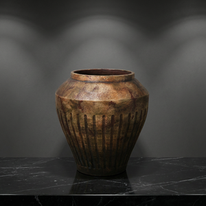 Vaso <span class=keywords><strong>in</strong></span> <span class=keywords><strong>Cemento</strong></span> Liscio e Lucido, Stile Vintage Retrò, per Piante da Interno, Felci e Succulente - Product Image 4