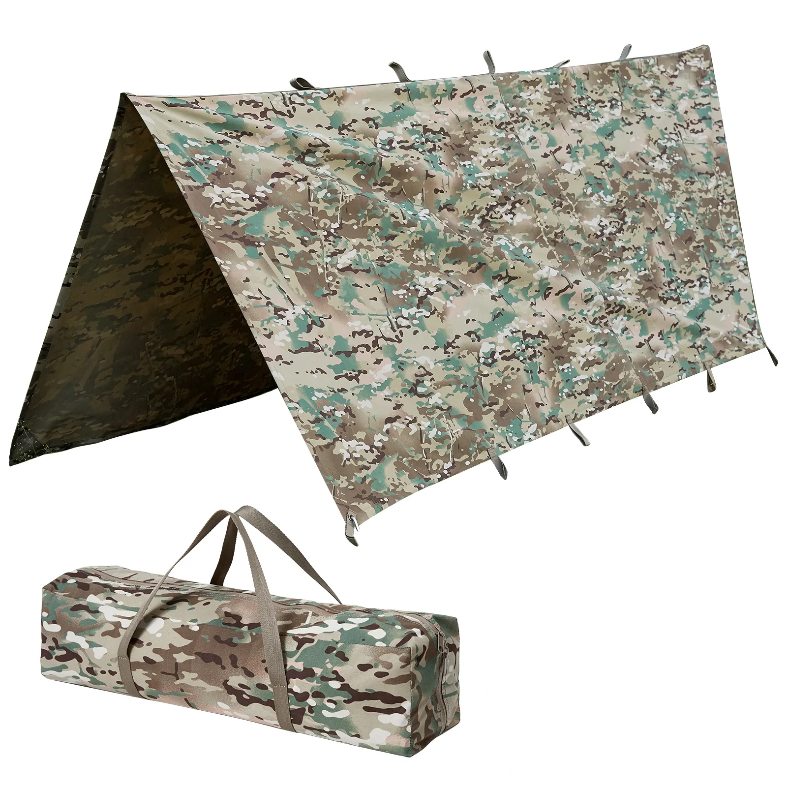 AKmax Modular Bivy Cover Tarp Tent Shelter Multicam Camouflage