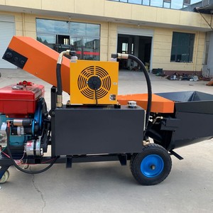 <b>Small</b> Concrete <b>Pump</b> Gasoline Powered 60m Vertical 100m Horizontal For Construction Site Use - Product Image 4