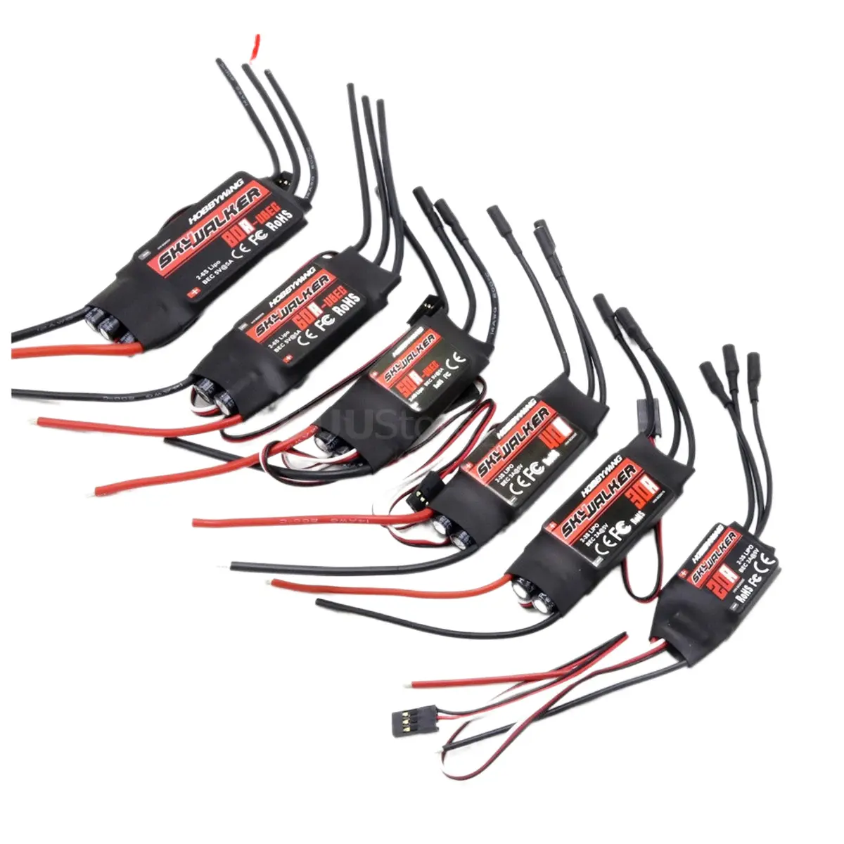 Hobbywing SkyWalker 15A 20A 30A 40A 50A 60A 80A ESC Brushless Speed Controller With BEC For RC FPV Quadcopter Skywalker Airplane