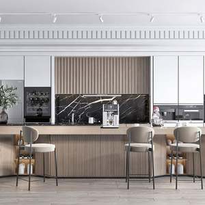 Vente directe d'usine d'armoires de cuisine en MDF laqué - Product Image 2