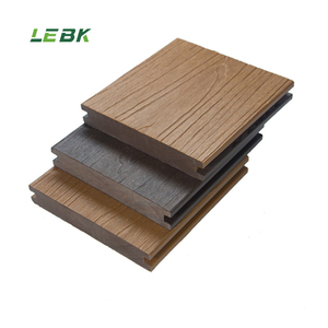 Decking WPC Moderno Eco-Friendly Impermeabile Solido Durevole Antiscivolo per Esterni Fai-da-te Balcone Effetto <span class=keywords><strong>Legno</strong></span> Spazzolato Co-estruso - Product Image 1