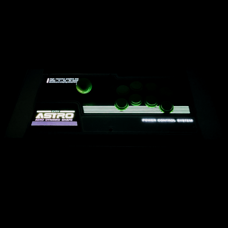 NEW ステンレスコントロールパネル AstroCity 1プレイヤー用アーケード