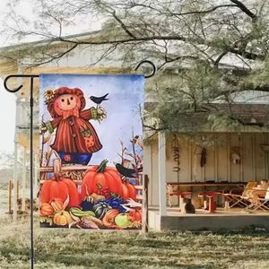 ขายตรงจากโรงงาน ธงตกแต่งสวนกลางแจ้งลายลินินออกซ์ฟอร์ด ออกแบบเองได้ สำหรับฮาโลวีน - Product Image 3