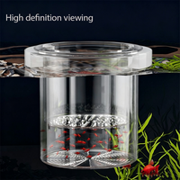 Nouvelle Boîte d'Incubation Flottante Améliorée pour l'Élevage de Poissons, Boîte d'Isolation pour l'Élevage en Aquarium, pour Œufs de Poisson, Alevins, Bébés Poissons, Écloserie