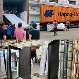 Porte d'entrée rotative de villa antivol commerciale personnalisée haut de gamme porte d'essieu en fonte d'aluminium - Product Image 6