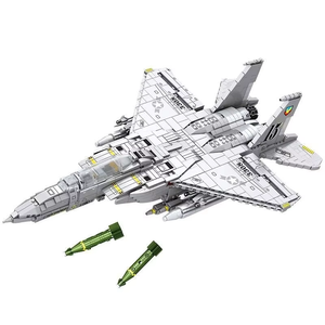 Bloques de Construcción de Aviones de Combate F15E Militares Técnicos 33034, Modelo de Caza Pesado, Ladrillos de Juguete, Regalos para Niños - Product Image 1