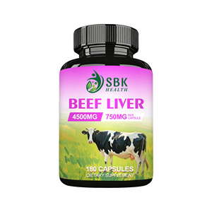 Capsules de foie de bœuf de haute qualité avec foie bovin pour renforcer les ongles et favoriser la synthèse du collagène - Product Image 1
