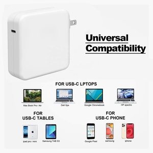<span class=keywords><strong>Chargeur</strong></span> de téléphone <span class=keywords><strong>portable</strong></span> USB-C avancé 61W 67W 70W avec charge rapide PD et protection OTP pour MacBook Air avec câble USB-C - Product Image 2