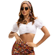 2025 il nuovo Blackandwhite Ding Dong abbigliamento Oktoberfest abbigliamento in Munich Germany gonna birra giacca camicia a maniche corte femminile - Product Image 6