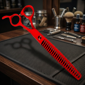 Tijeras de Entresacar de Acero 440-C CR-13 para Peluquería Canina, de Mango Largo para Diestros, para Recortar el Pelo de Mascotas Pequeñas, ¡Venta Caliente! - Product Image 1