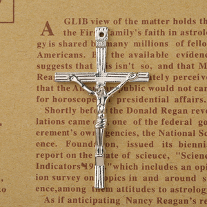 Artículo religioso de la Iglesia, artículo católico, collar con colgante de cruz de Jesús, Cruz de retrato - Product Image 3