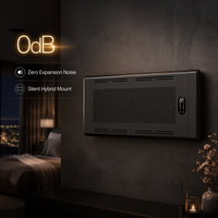 Panneau chauffant infrarouge intelligent mural ultra-mince en graphène 1000W, compatible Tuya WiFi, CE ERP Lot 20 UKCA, OEM, logo personnalisé B67F