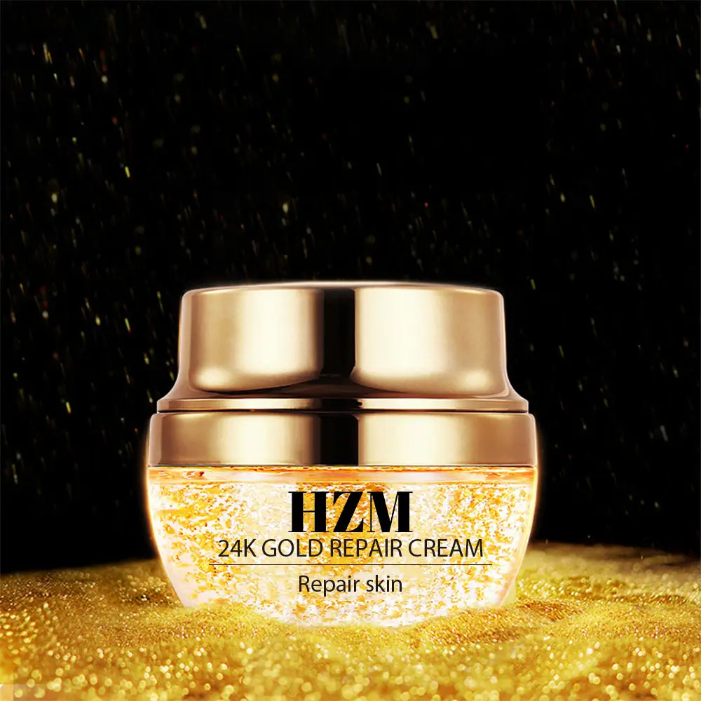 Private label 24K Gold Repair Cream Bright Anti Aging Gold Lotion Skin Repair Moisturizer Twinkle Gold Face Cream