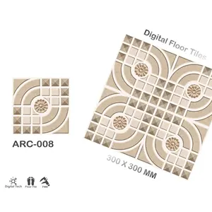 Cheap Price Embossed Punch Design Ceramic Floor Tiles 300x300 30x30 12x12 40x40 400x400 16x16 Parking Porcelain Glazed Tiles