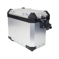 Boîte de bagages latérale pour moto, en alliage d'aluminium, 38L, étanche, ABS, démontage rapide, valise pour maxi-scooter