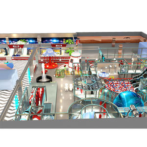 Toboggan en spirale transparent sur le thème des vaisseaux spatiaux, toboggan à balles sur le thème de l'espace, tunnel pour équipement de jeu intérieur pour enfants - Product Image 6