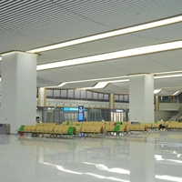 Chaise d'attente pour passagers en aluminium, 3/4 places, en cuir PU, en fer, pour les espaces publics, chaise de rangée pour aéroport, hôpital, clinique, avec un design moderne