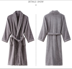 Vestaglia di spugna da <span class=keywords><strong>donna</strong></span> <span class=keywords><strong>accappatoio</strong></span> Kimino abbigliamento da notte da <span class=keywords><strong>donna</strong></span> 100% <span class=keywords><strong>accappatoio</strong></span> di <span class=keywords><strong>cotone</strong></span> - Product Image 5