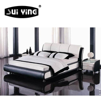 Lit Double rond, meuble de luxe, fabriqué en chine, offre spéciale