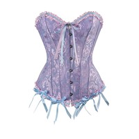Corset amincissant sans couture en polyester, sans bords roulés, avec laçage vintage, pour femme